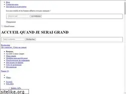 Sites similar to quandjeseraigrand.com