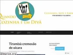 Sites similar to quandoacozinhaeumdiva.com