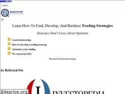 Sites similar to quantifiedstrategies.com