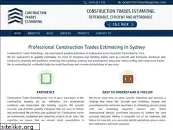 Sites similar to quantity-estimating.com.au