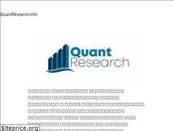 Sites similar to quantresearch.info