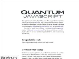 Sites similar to quantumjavascript.app