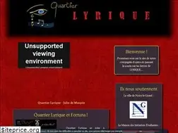 Sites similar to quartier-lyrique.fr