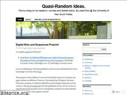 Sites similar to quasirandomideas.wordpress.com