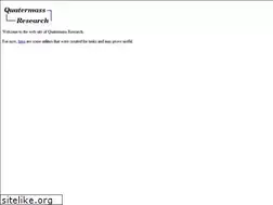Sites similar to quatermass.co.uk