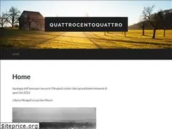 Sites similar to quattrocentoquattro.com