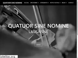 Sites similar to quatuorsinenomine.ch