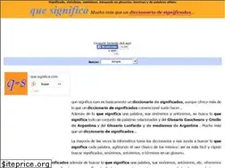 Sites similar to que-significa.com