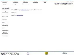 Sites similar to quebecadoption.net