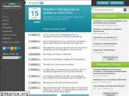 Sites similar to quebecmunicipal.qc.ca