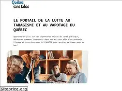 Sites similar to quebecsanstabac.ca