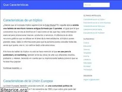 Sites similar to quecaracteristicas.com