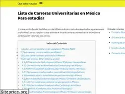 Sites similar to quedeboestudiar.com