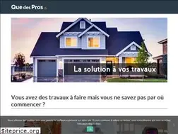 Sites similar to quedespros.fr