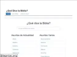 Sites similar to quedicelabiblia.io