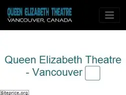 Sites similar to queenelizabeththeatre.org