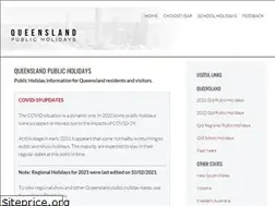 Sites similar to queenslandpublicholidays.com.au