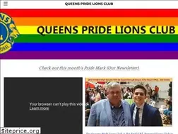 Sites similar to queenspridelionsclub.org