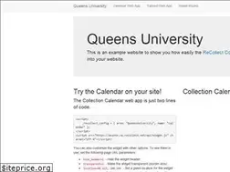 Sites similar to queensuniversity.recollect.net