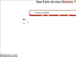 Sites similar to quefairedemesdechets.fr