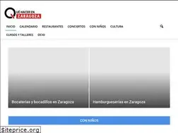 Sites similar to quehacerenzaragoza.es