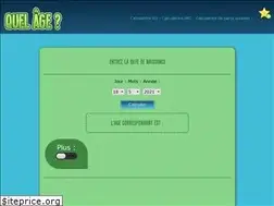 Sites similar to quel-age.net