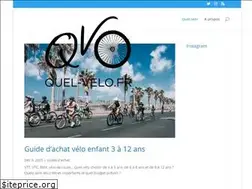 Sites similar to quel-velo.fr