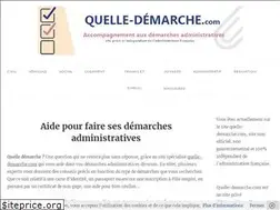 Sites similar to quelle-demarche.com