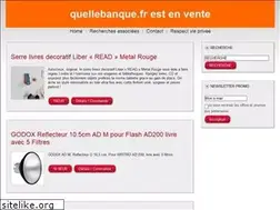 Sites similar to quellebanque.fr