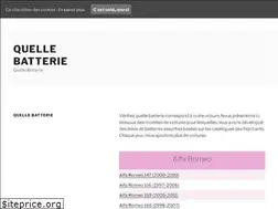 Sites similar to quellebatterie.fr