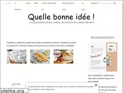Sites similar to quellebonneidee.fr