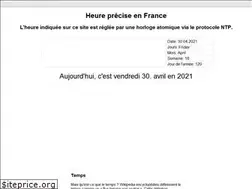 Sites similar to quelleheureestil.fr