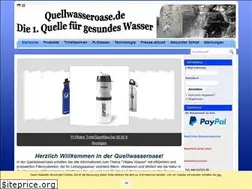 Sites similar to quellwasseroase.de