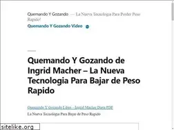 Sites similar to quemandoygozando.com