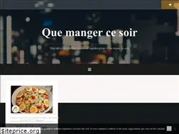 Sites similar to quemangercesoir.com