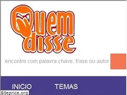 Sites similar to quemdisse.com.br
