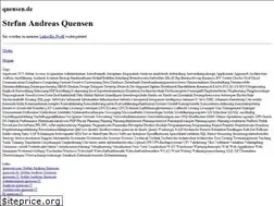 Sites similar to quensen.de