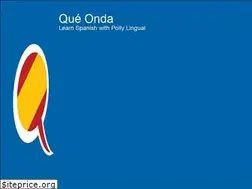 Sites similar to queondaspanish.com
