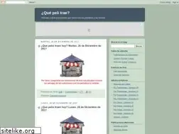 Sites similar to quepelitrae.blogspot.com
