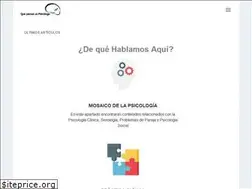 Sites similar to quepiensaunpsicologo.com