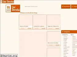 Sites similar to querecetas.com