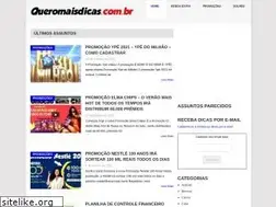 Sites similar to queromaisdicas.com.br
