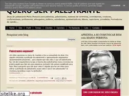 Sites similar to queroserpalestrante.blogspot.com