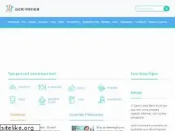 Sites similar to queroviverbem.com.br
