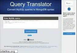 Sites similar to querymongo.com