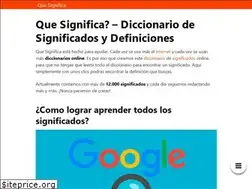 Sites similar to quesignifi.ca