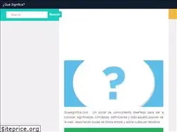 Sites similar to quesignifica.club