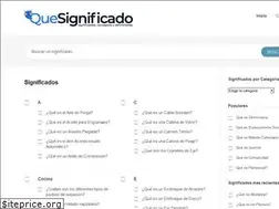 Sites similar to quesignificado.org