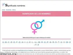 Sites similar to quesignificaelnombre.com