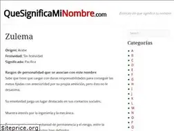 Sites similar to quesignificaminombre.com